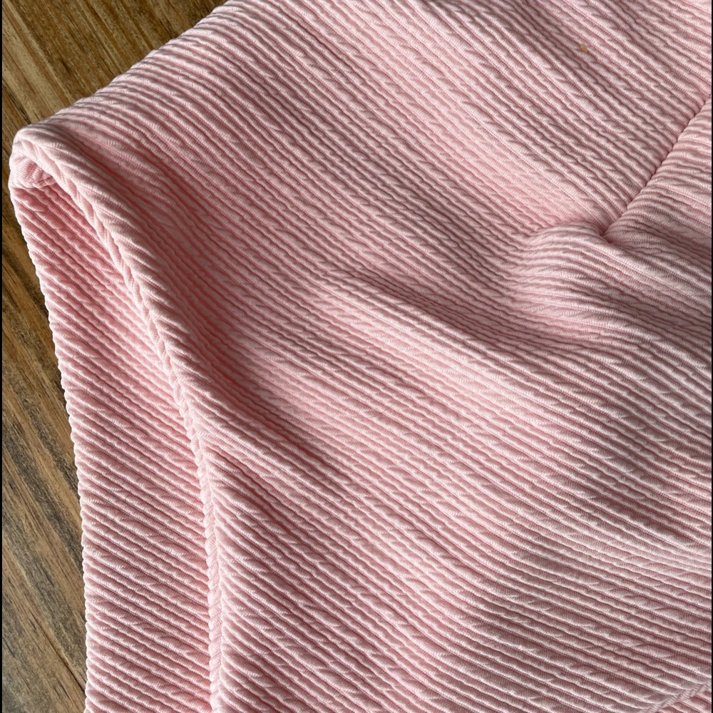 Cupshe Solid Pink High Waisted Sz S - Worn Once - Picture 7 of 9